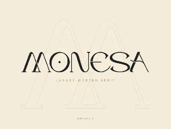 Monesa font