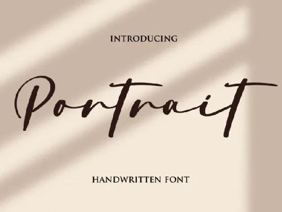 Portrait font