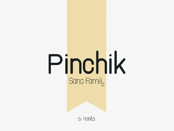 Pinchik Sans Serif Family font