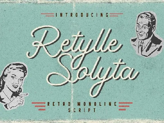 Retylle Solyta Script font