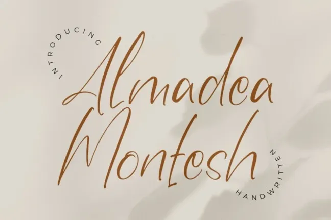 Almadea Montesh font