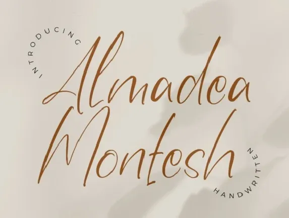 Almadea Montesh font