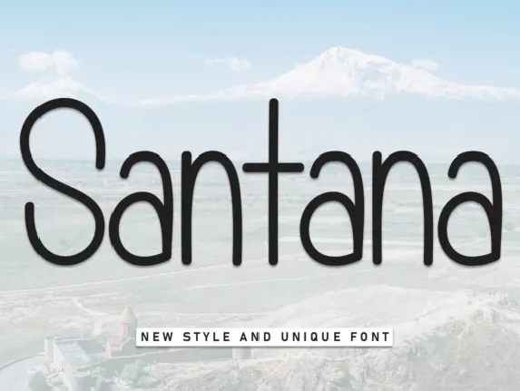 Santana Display font