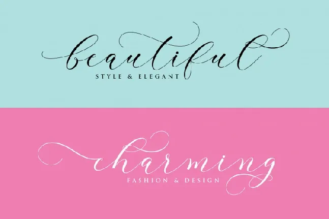 Clover Calligraphy font