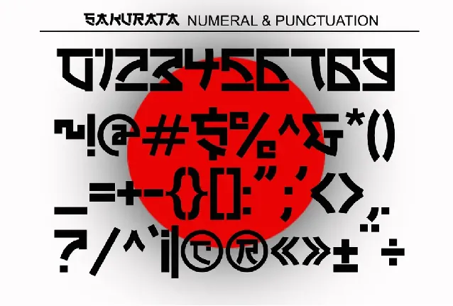 SAKURATA font