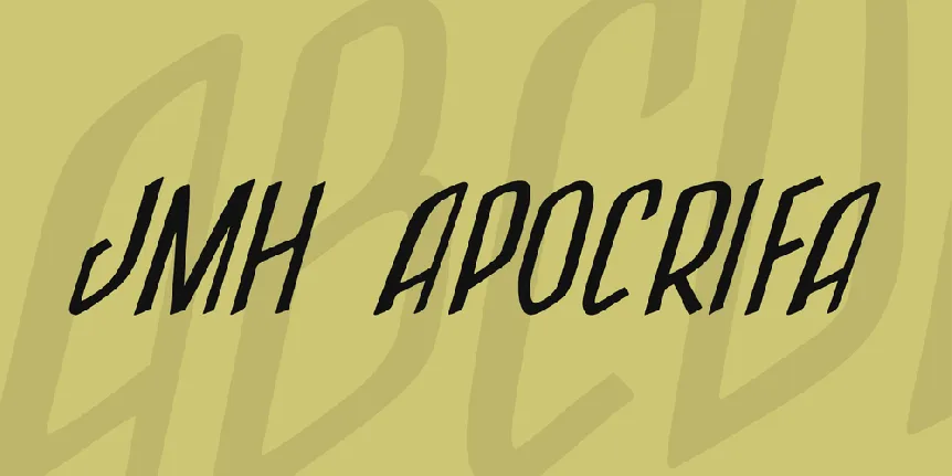 JMH Apocrifa font