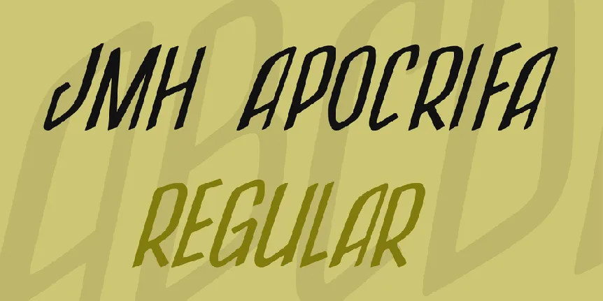 JMH Apocrifa font