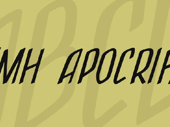 JMH Apocrifa font