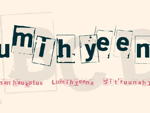 Lumihyeena font