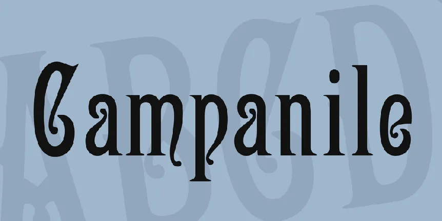 Campanile font