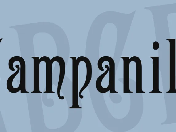 Campanile font