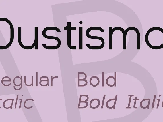 Dustismo font