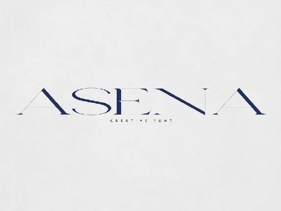 Asena font