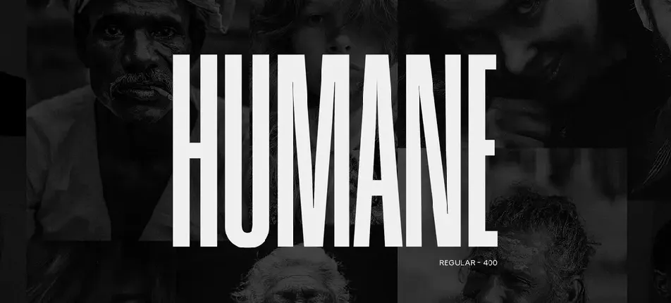 HUMANE Family font