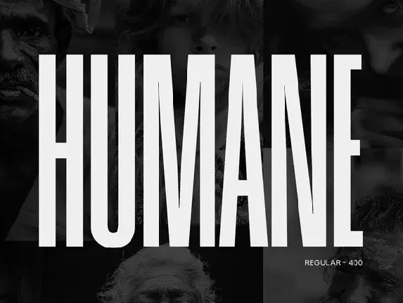 HUMANE Family font