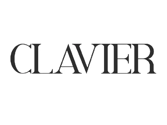 Clavier font