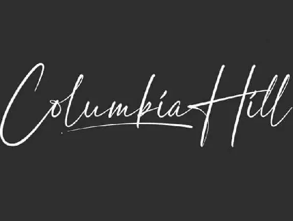 Columbia Hill Script font