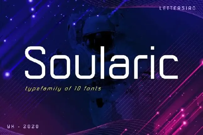 Soularic Sans Serif font