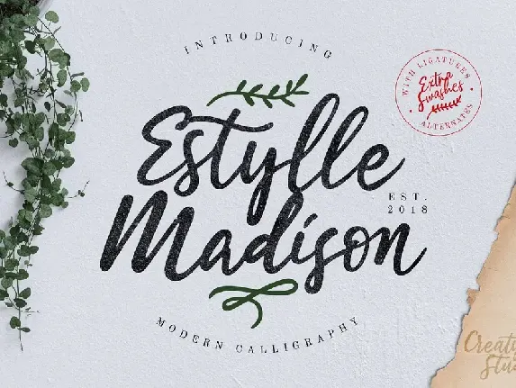 Estylle Madison Script font