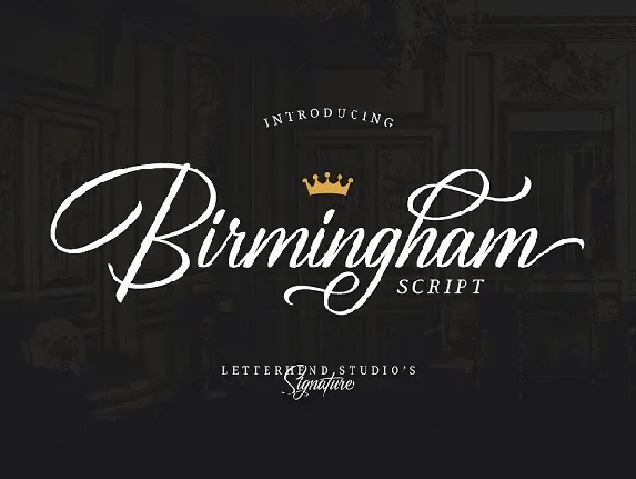 Birmingham Script font