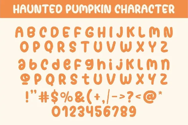 Haunted Pumpkin font