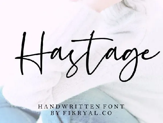 Hastage Handwritten font