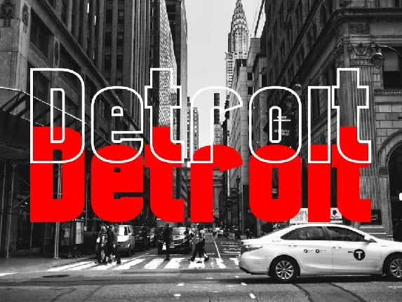 Detroit font