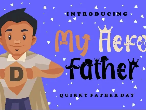 My Hero Father font