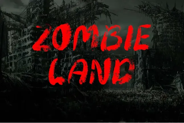 Zombie Predator font