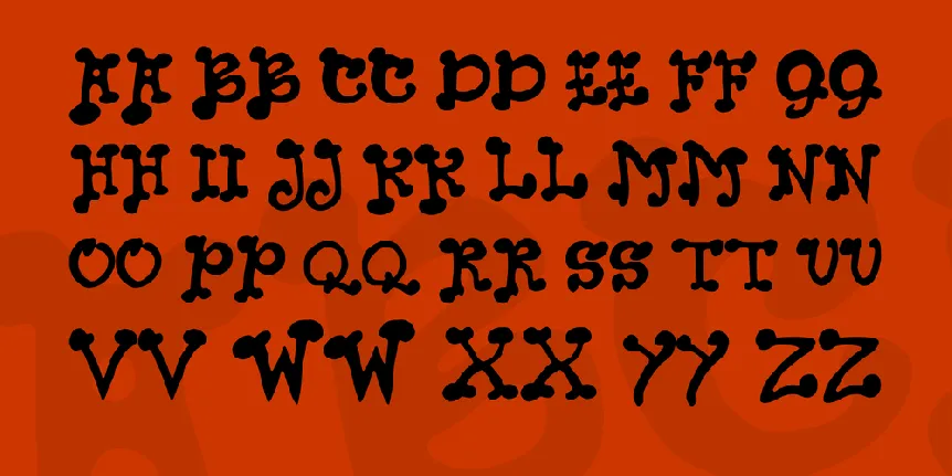 JMH PETS CAPS font