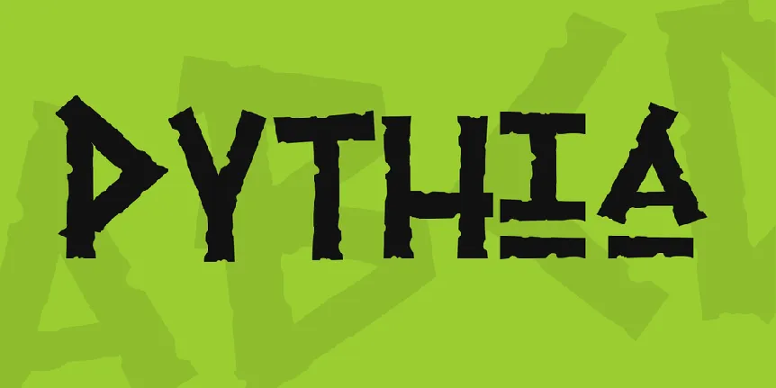 Pythia font