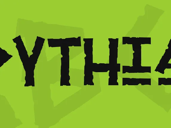 Pythia font