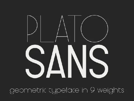 Plato Sans Family font