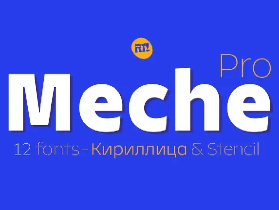 Meche Pro font