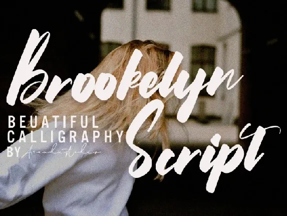 Brookelyn font