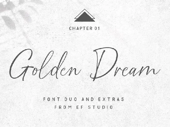 Golden Dream Script font