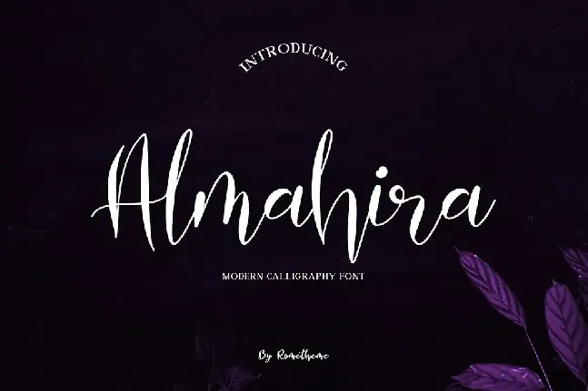 Almahira Script font