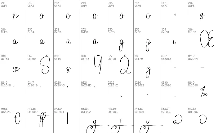 Magnolia Script Typeface font