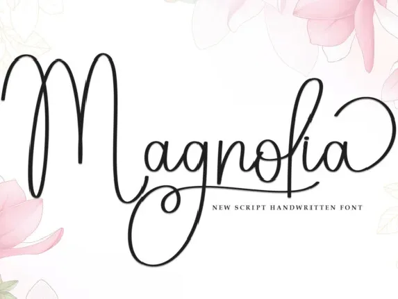 Magnolia Script Typeface font