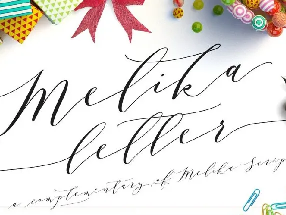 Melika Script font