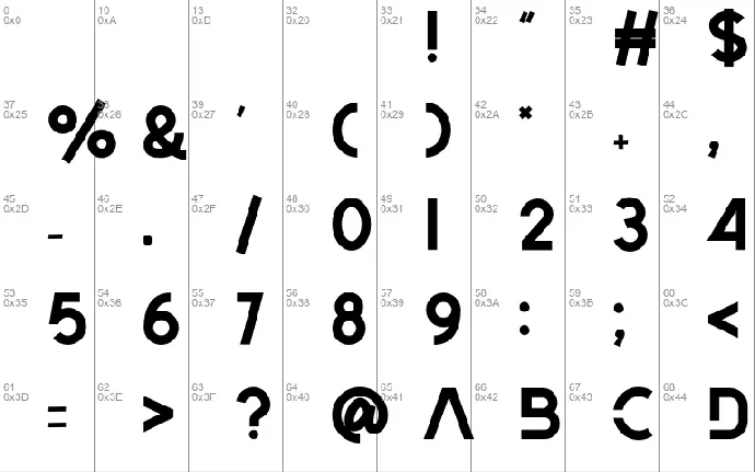 MODERA font