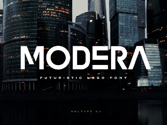 MODERA font