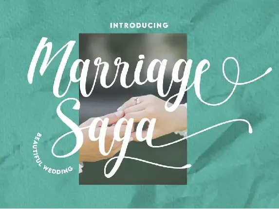 Marriage Saga font