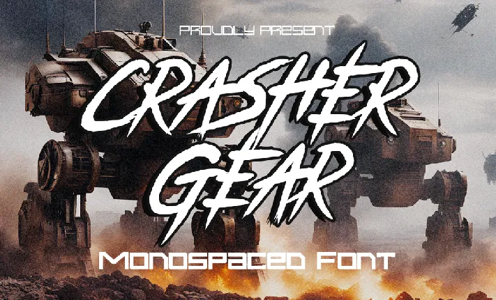 Crasher Gear font