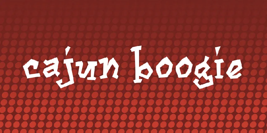 Cajun Boogie font