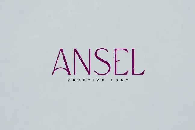 Ansel font