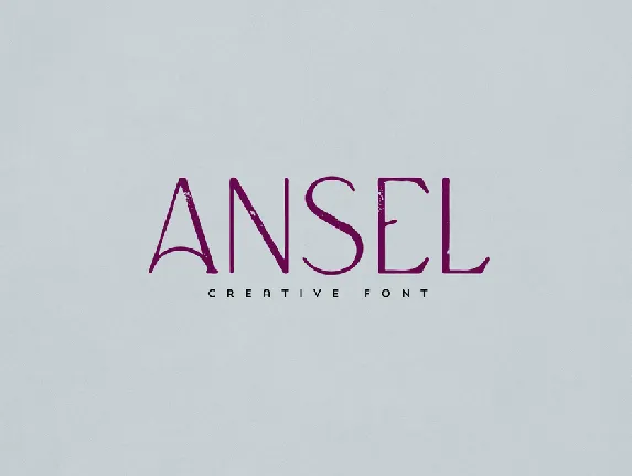 Ansel font