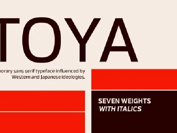 Itoya Family font