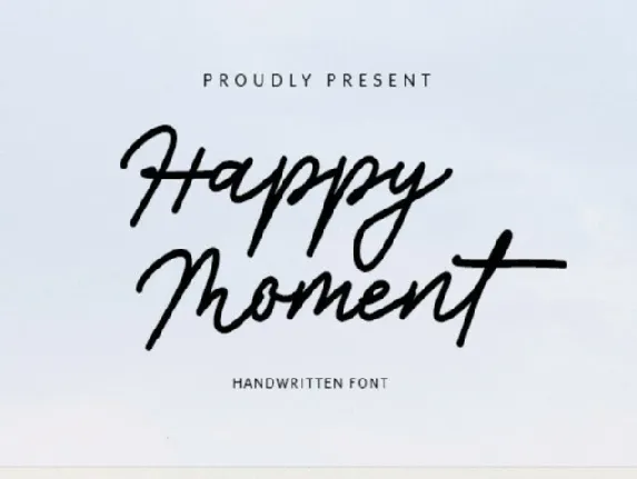 Happy Moment font