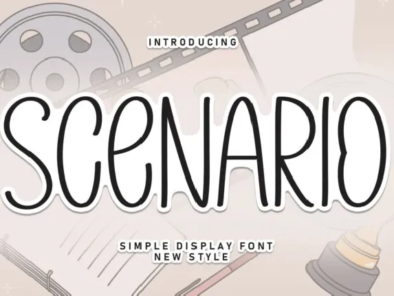 Scenario Display font